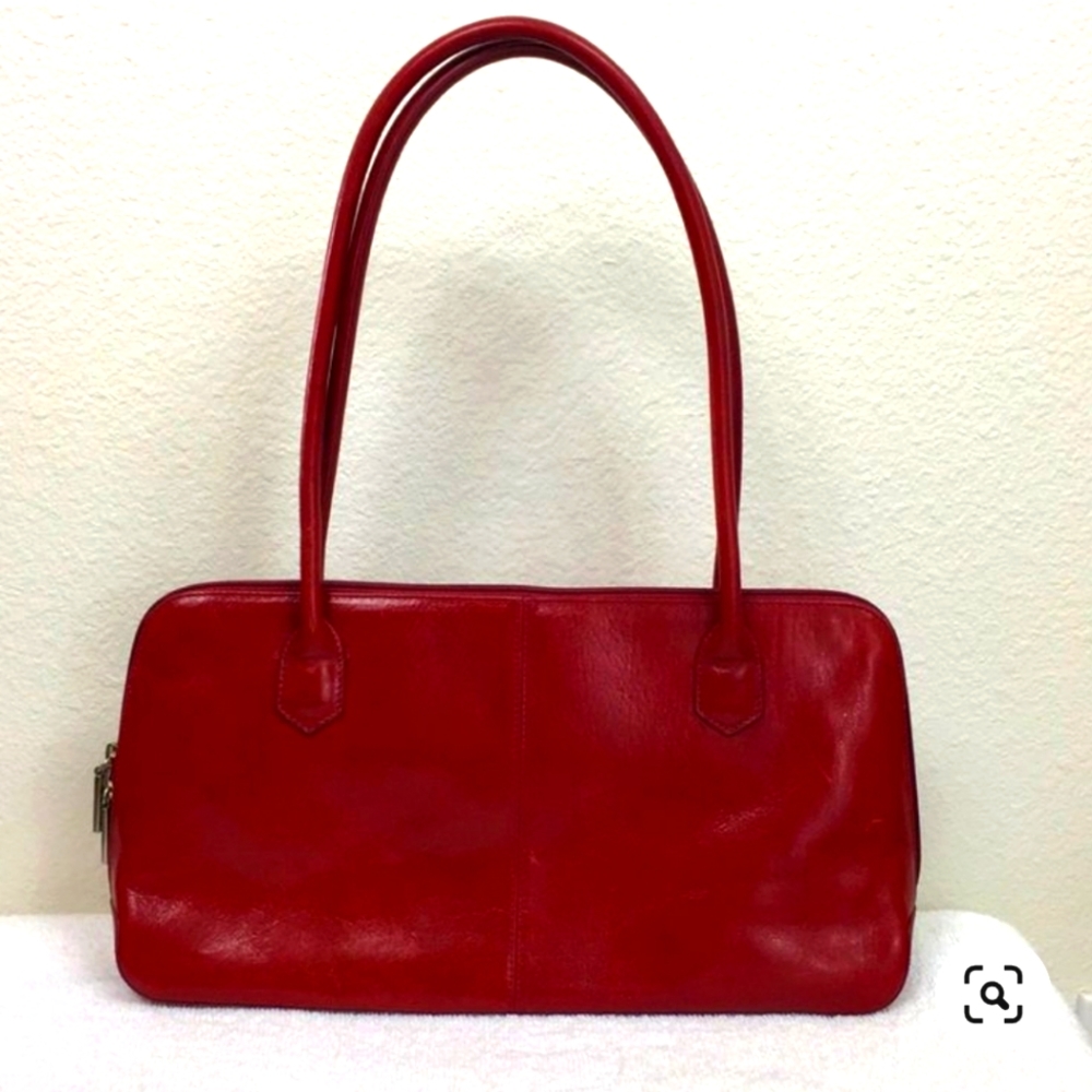 Red handbag